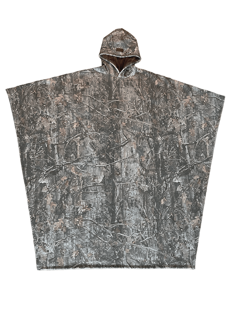 Unisex Fleece Poncho With Hood | Winter