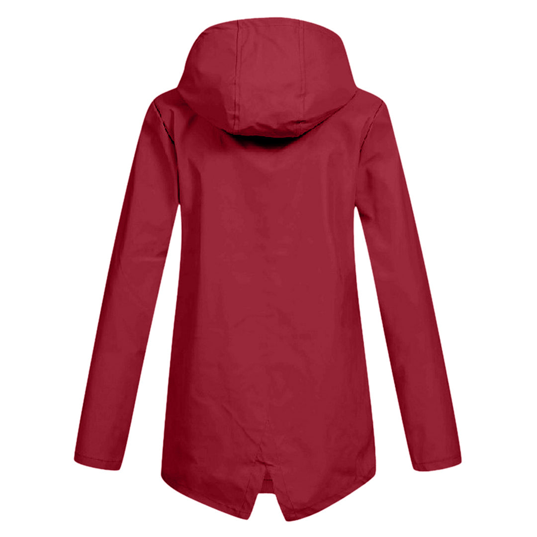 Women's Rain Jacket With Hood | Lightweight