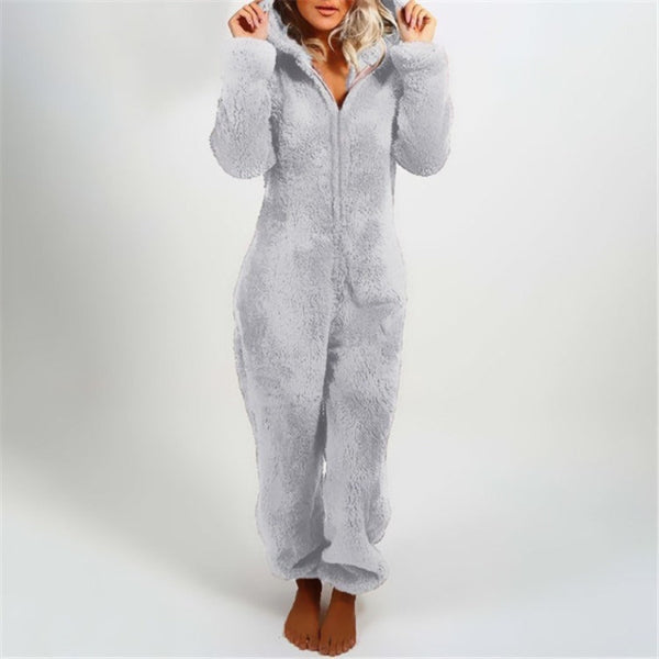 Women Christmas Pyjamas Hooded Onesie | Festive
