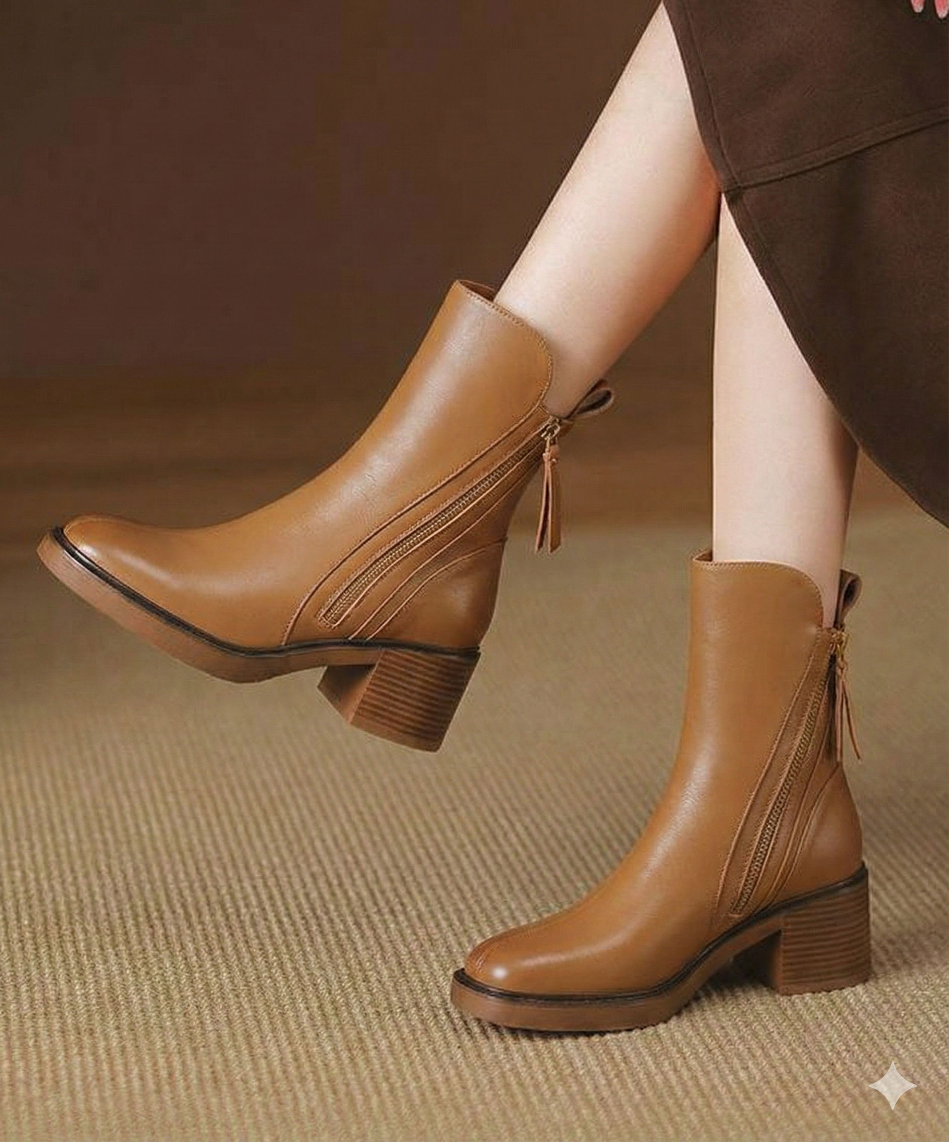Women's Boots Zip Heeled | Chic