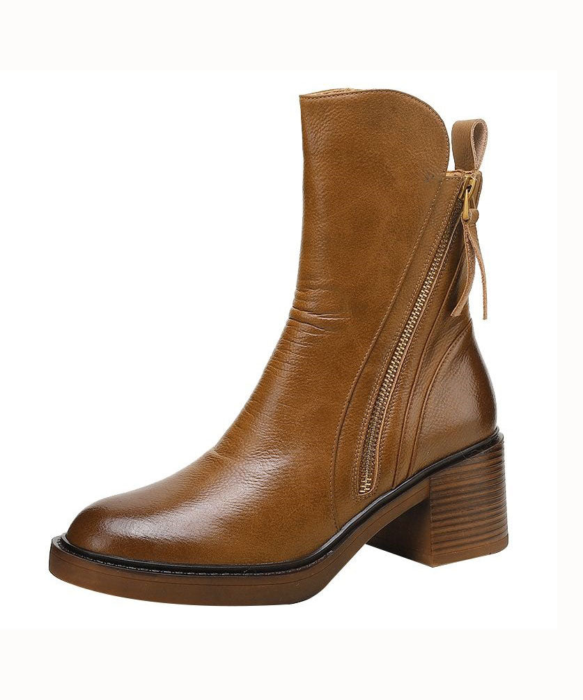 Women's Boots Zip Heeled | Chic