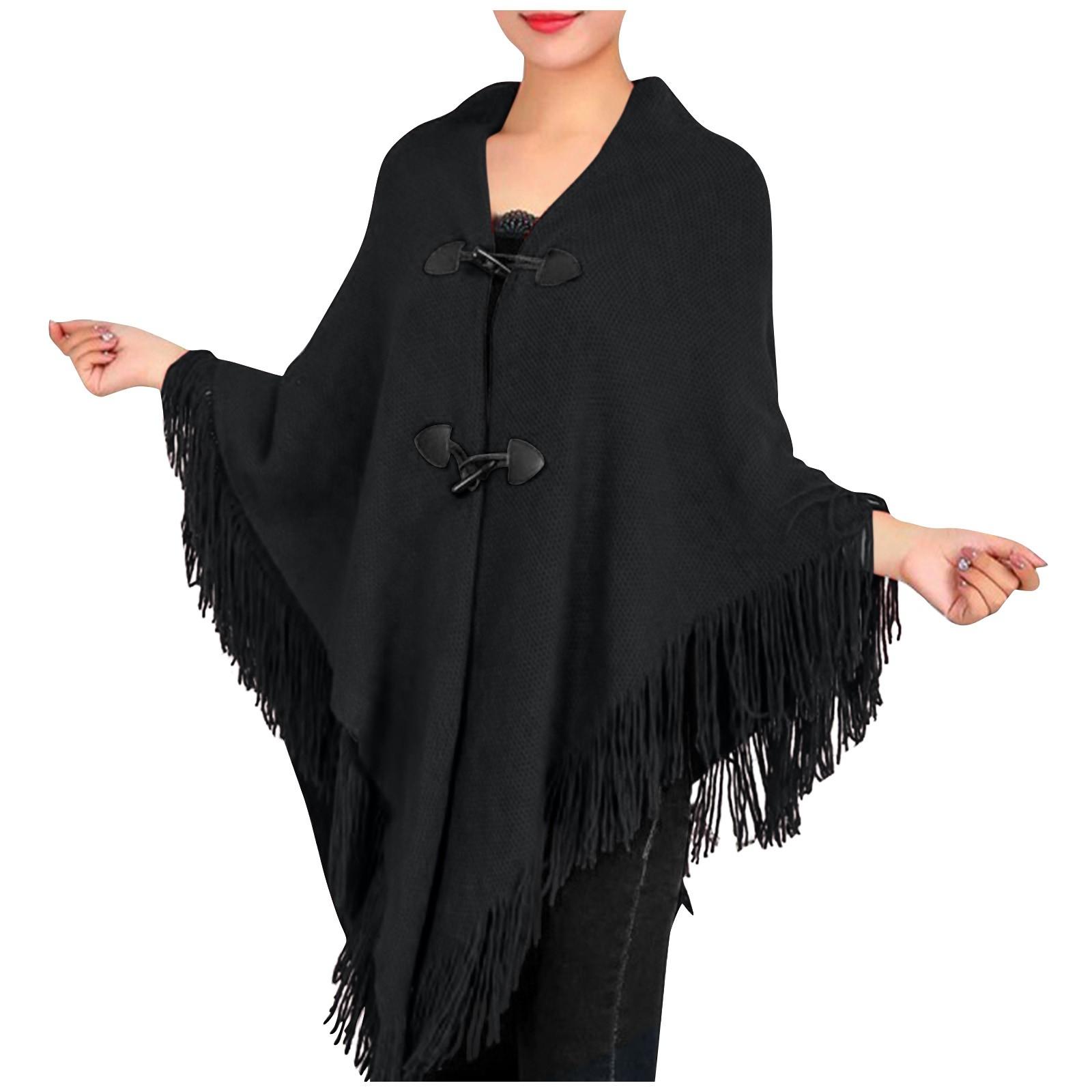 Women's Cape Tassel Over | Winter