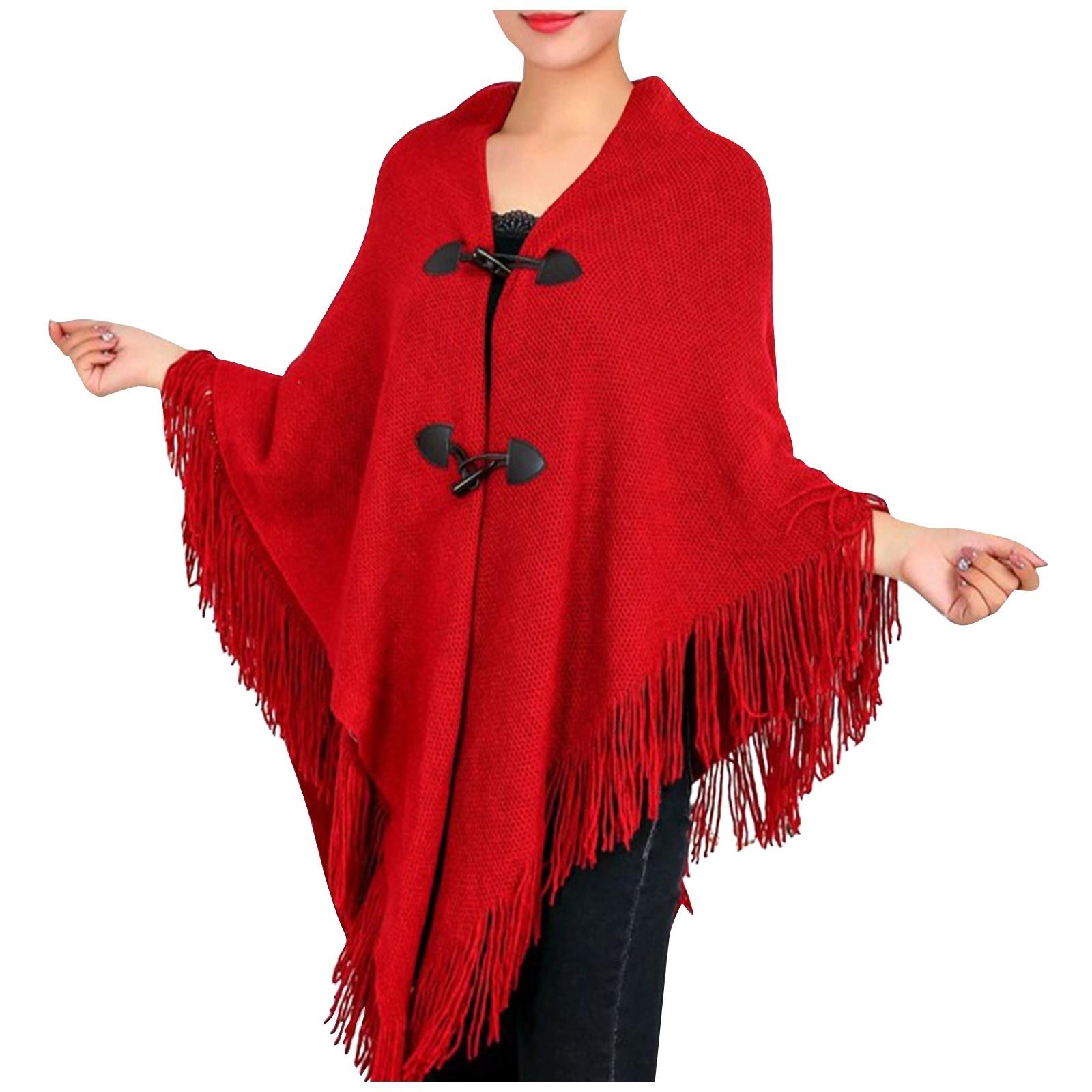Women's Cape Tassel Over | Winter