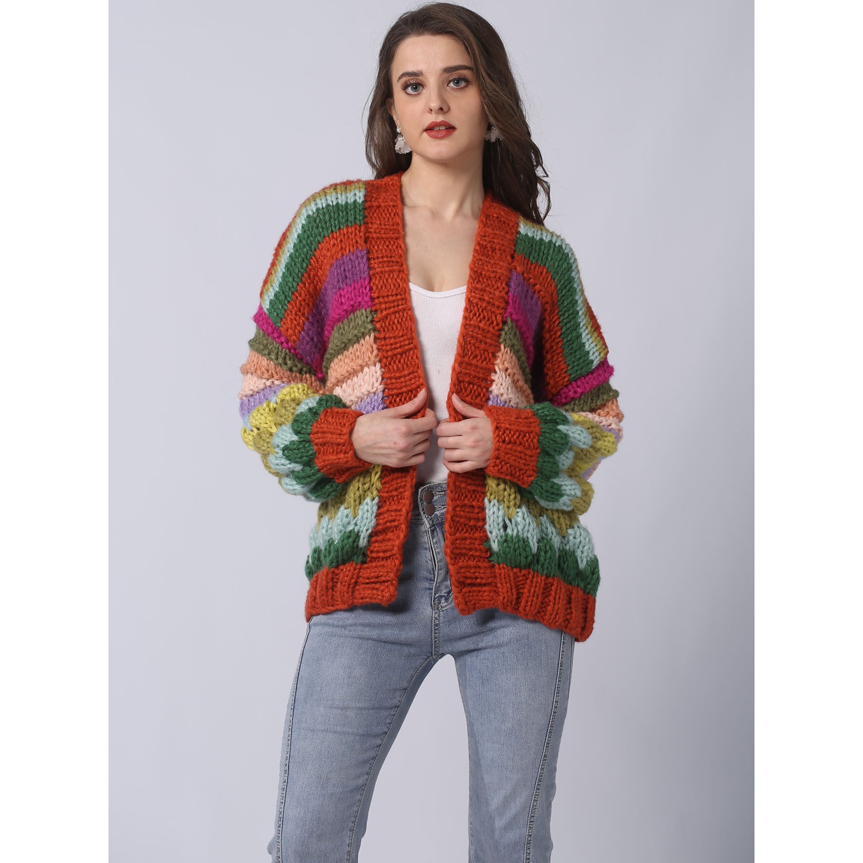 Women's Cardigan Chunky Knit | Oversized
