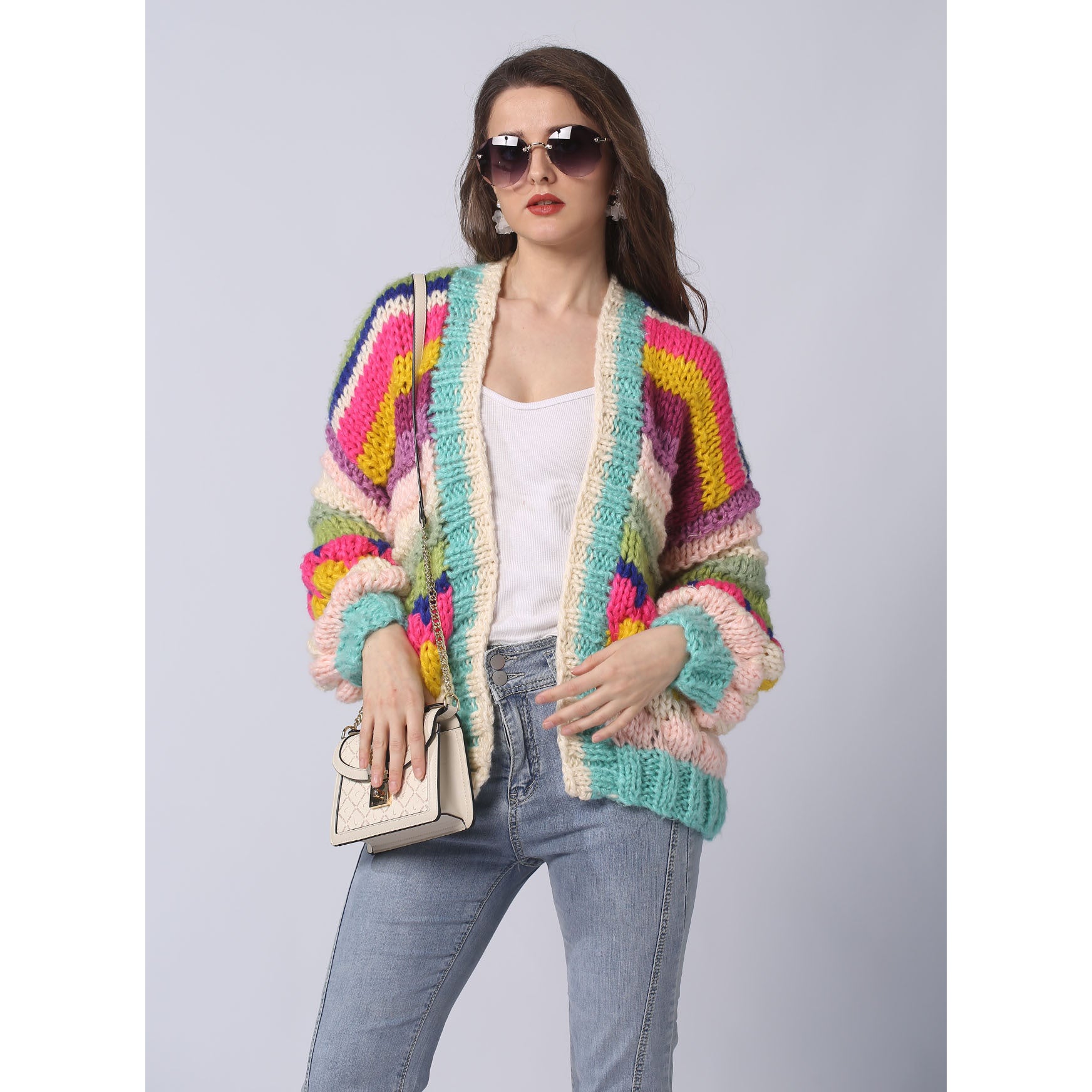 Women's Cardigan Chunky Knit | Oversized
