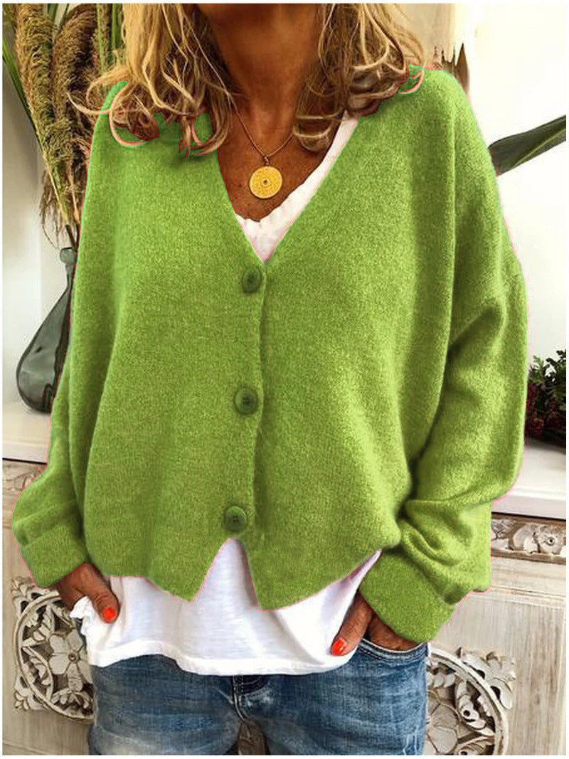 Women's Cardigan Soft Button Front | Oversized