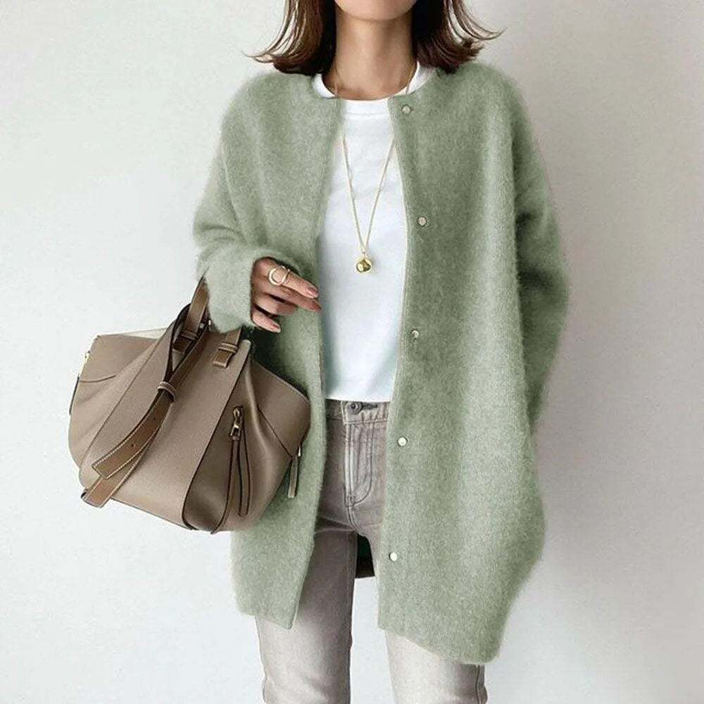 Women's Cardigan Soft Knit | Longline