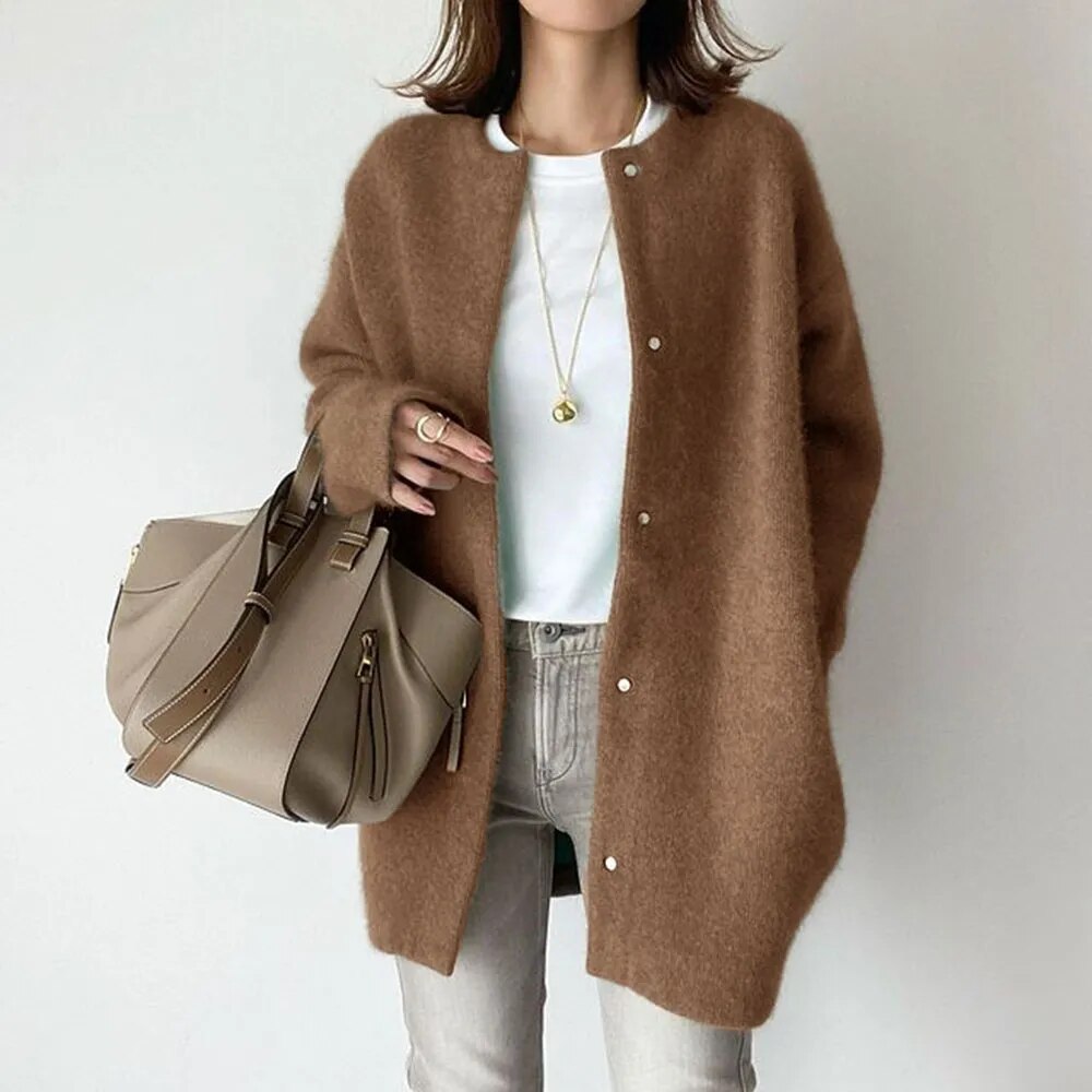 Women's Cardigan Soft Knit | Longline