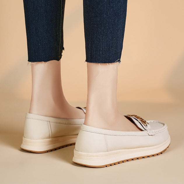 Women's Chain Detail Casual Slip On Loafers | Everyday