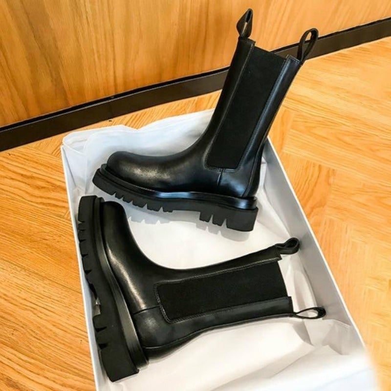 Women's Chelsea Boots With Grip Sole | Platform