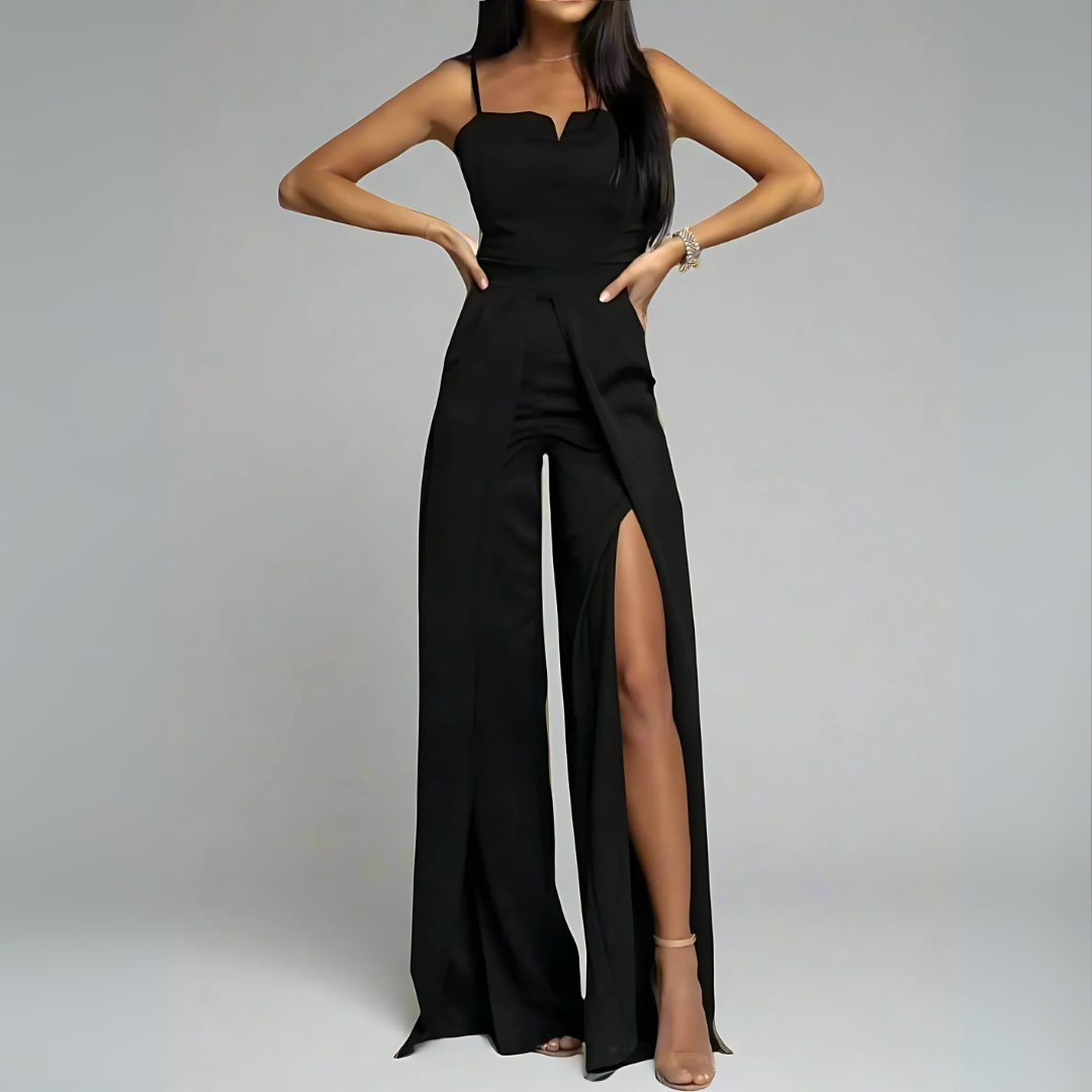 Women's Christmas Party Jumpsuit Slit Wide Leg | Party