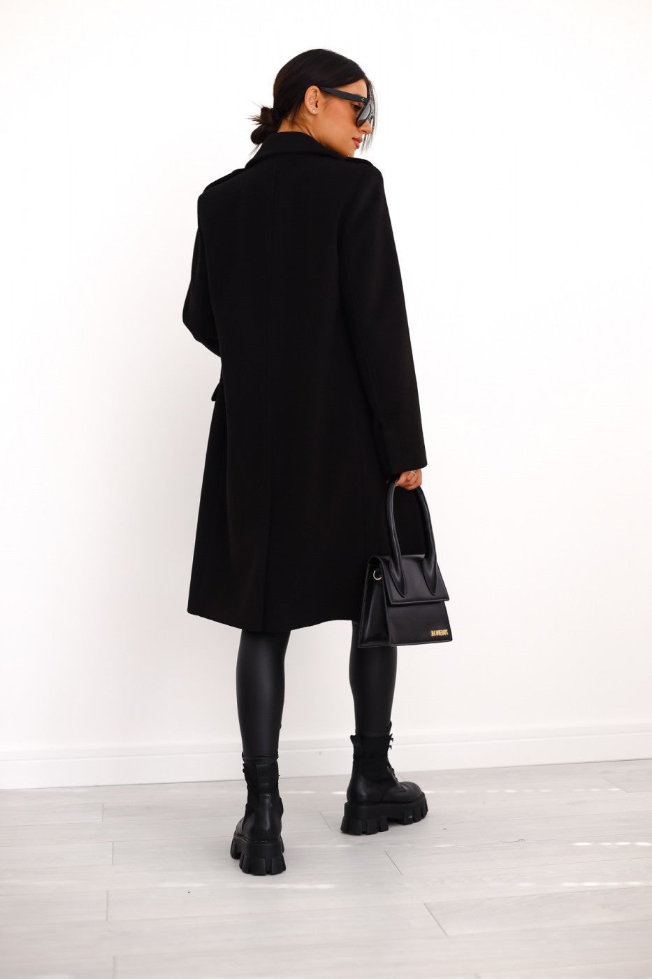 Women's Coat Double Breasted Button | Long