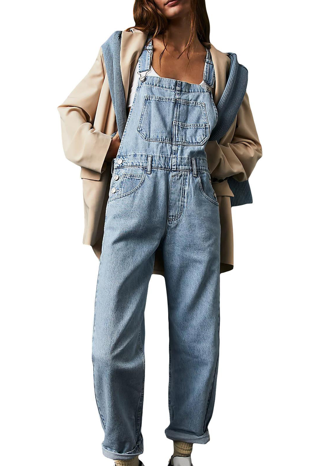 Women's Dungarees Straight Leg | Casual