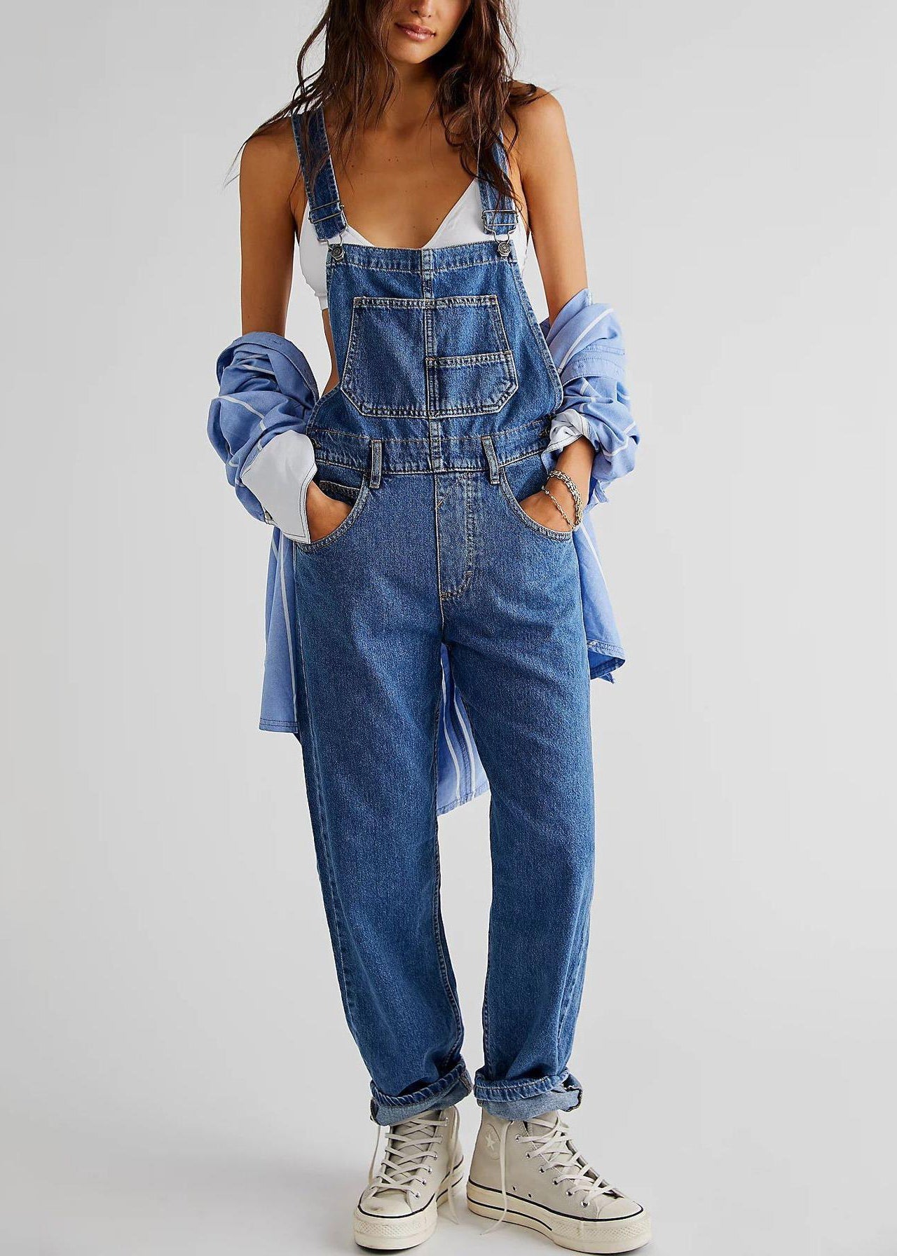 Women's Dungarees Straight Leg | Casual