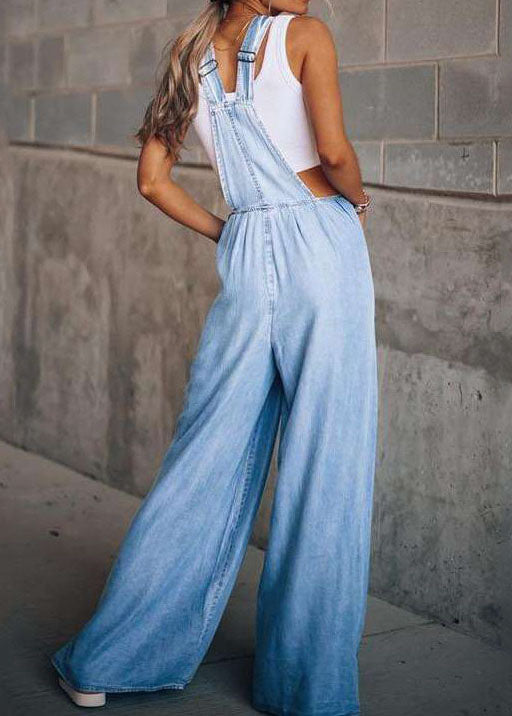 Women's Dungarees Wide Leg with Pockets | Tall