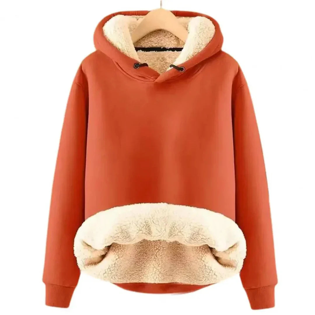 Women's Fleece Jacket Winter Hood | Oversized