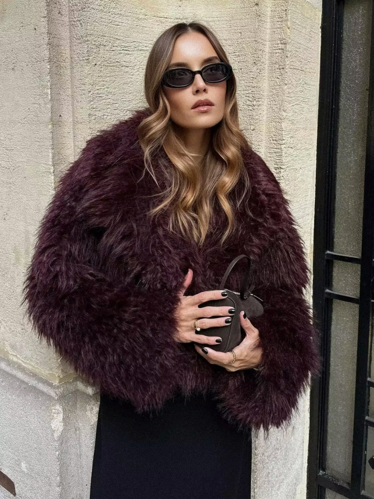 Women's Fur Coat Fluffy Oversized | Winter