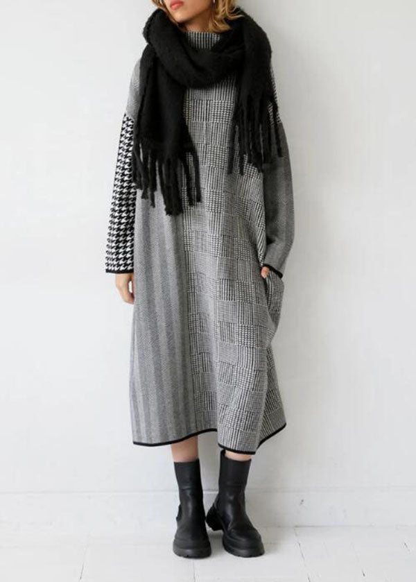 Women's Jumper Dress Turtleneck Long Sleeve | Maxi