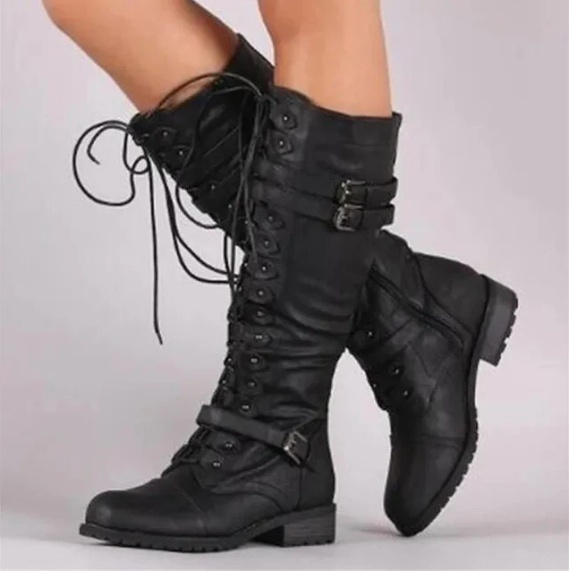 Women's Knee High Boots Lace Up | Winter