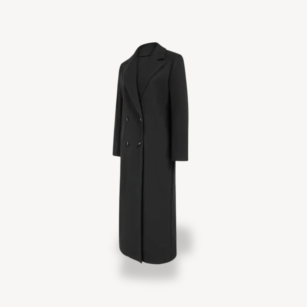 Women's Long Trench Coat Double Breasted | Winter