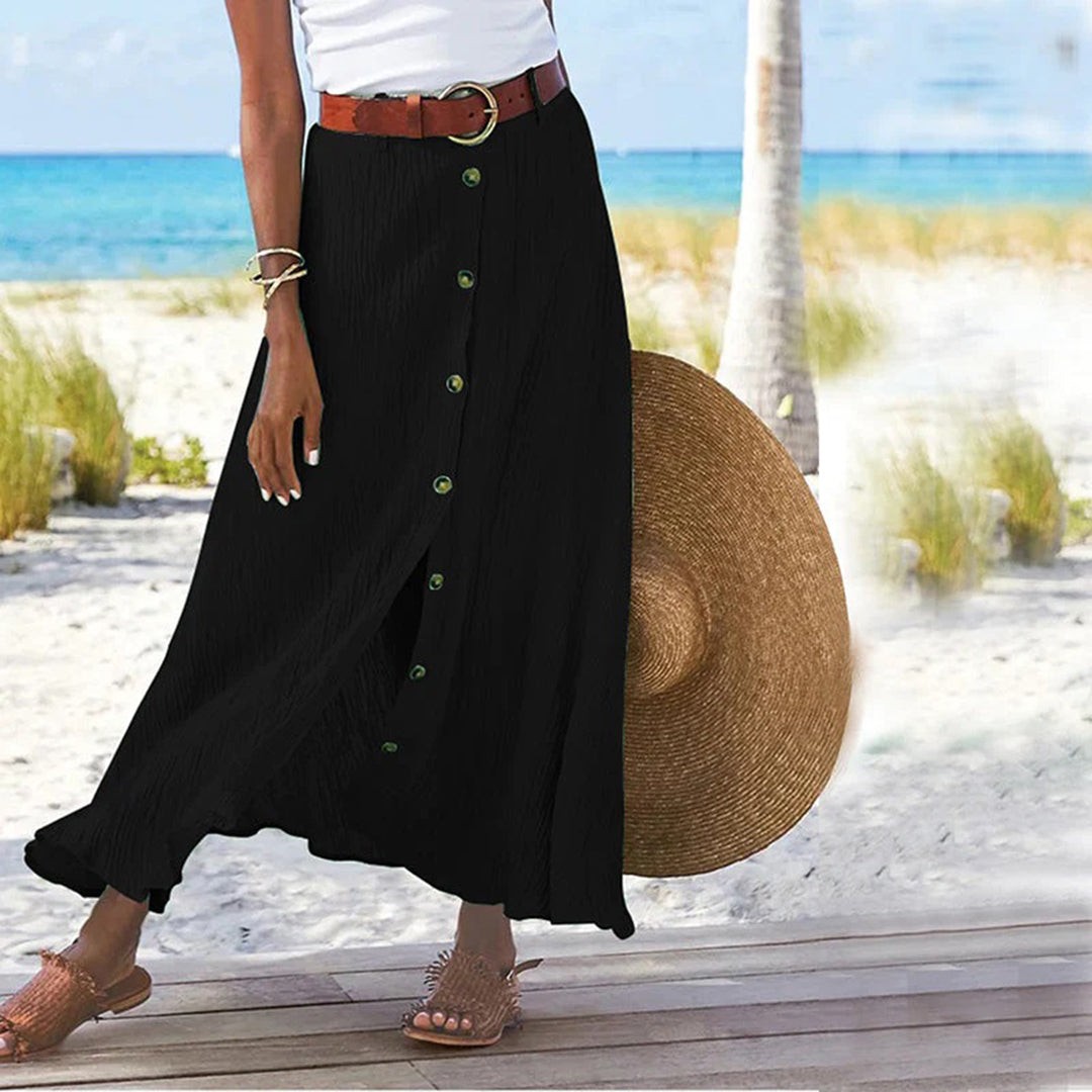 Women’s Maxi Skirt Button Front | Casual