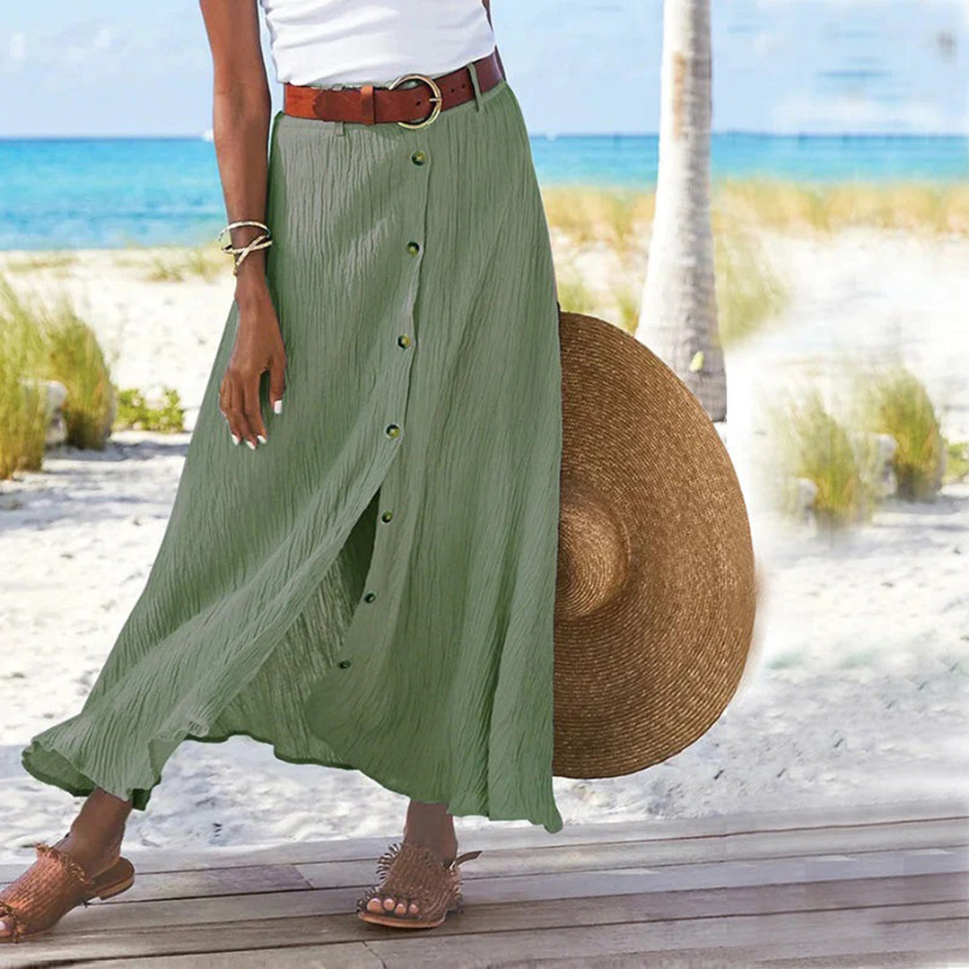 Women’s Maxi Skirt Button Front | Casual