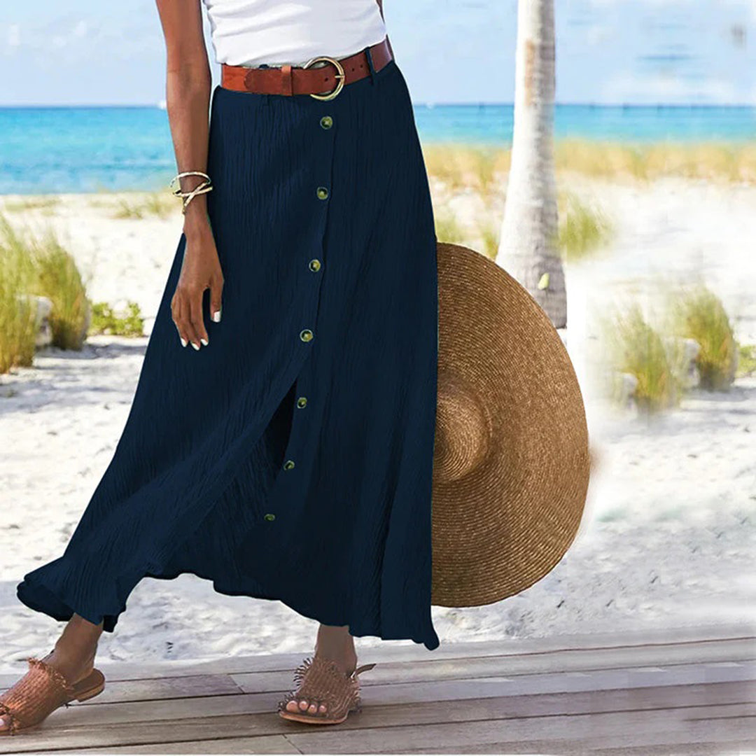 Women’s Maxi Skirt Button Front | Casual
