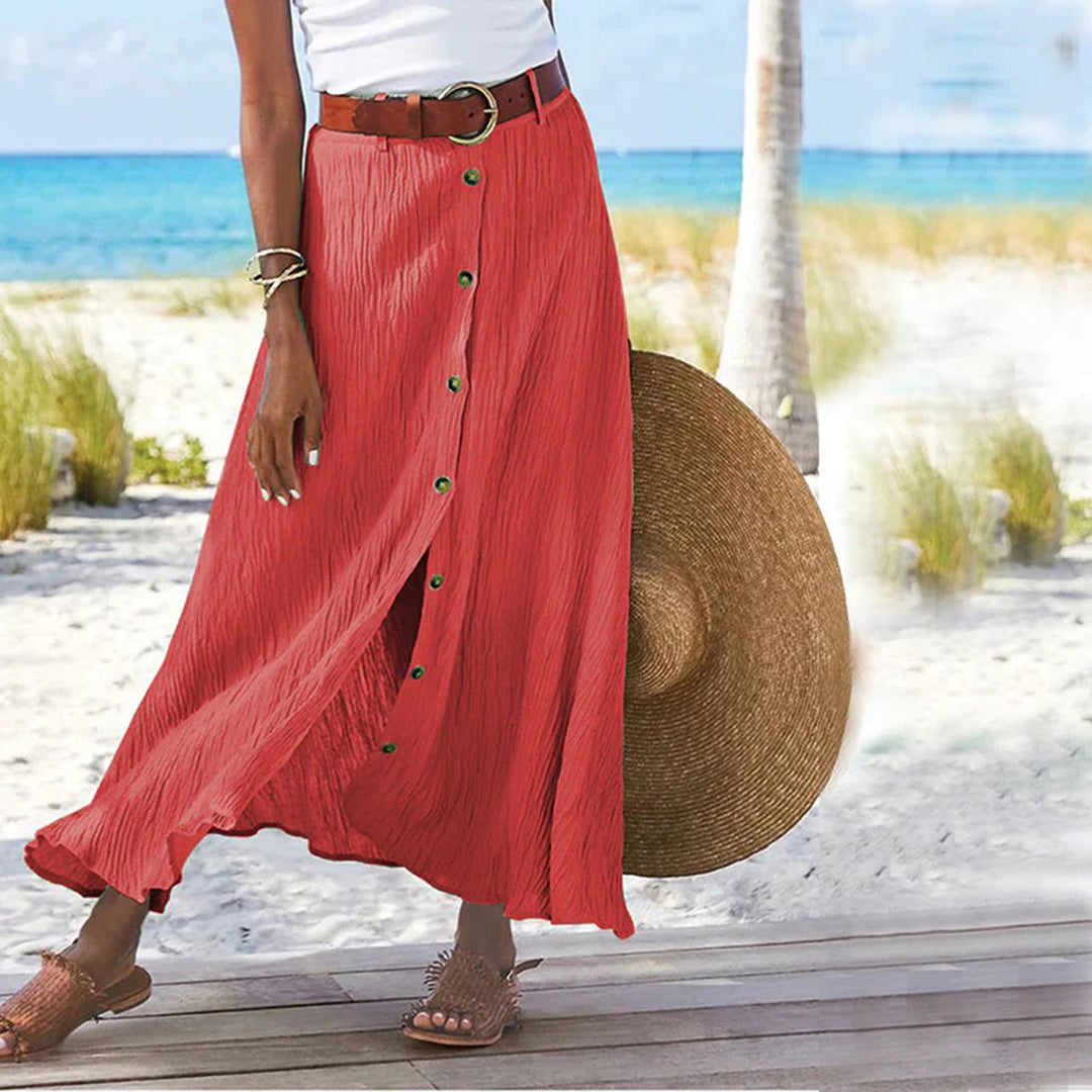 Women’s Maxi Skirt Button Front | Casual