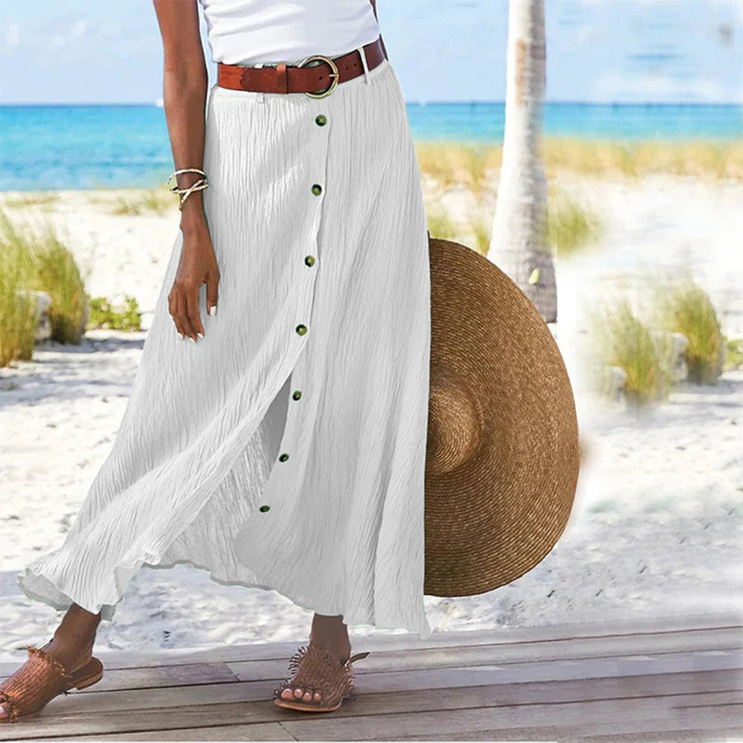 Women’s Maxi Skirt Button Front | Casual