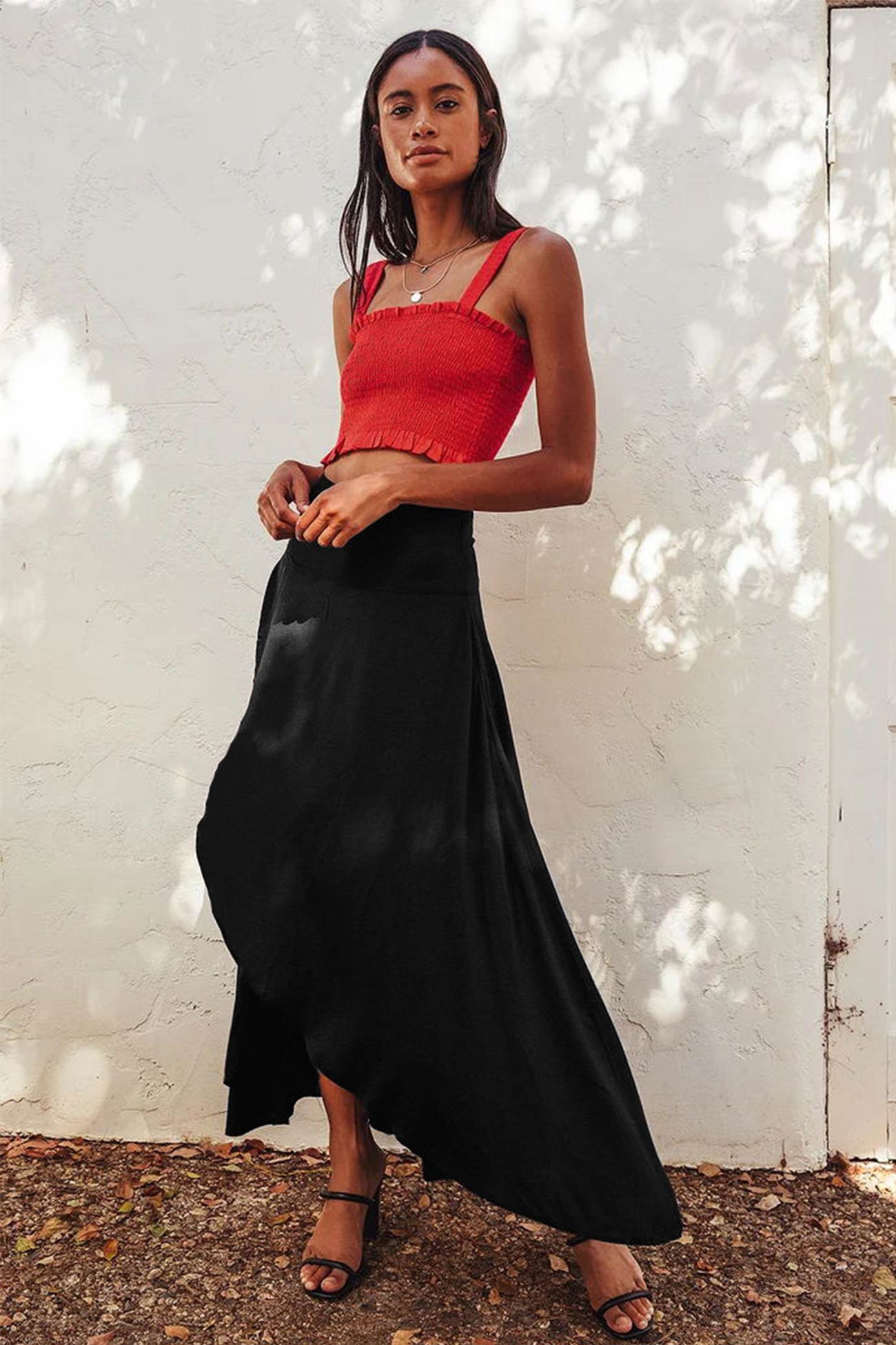 Women’s Maxi Skirt Wrap Style | A Line