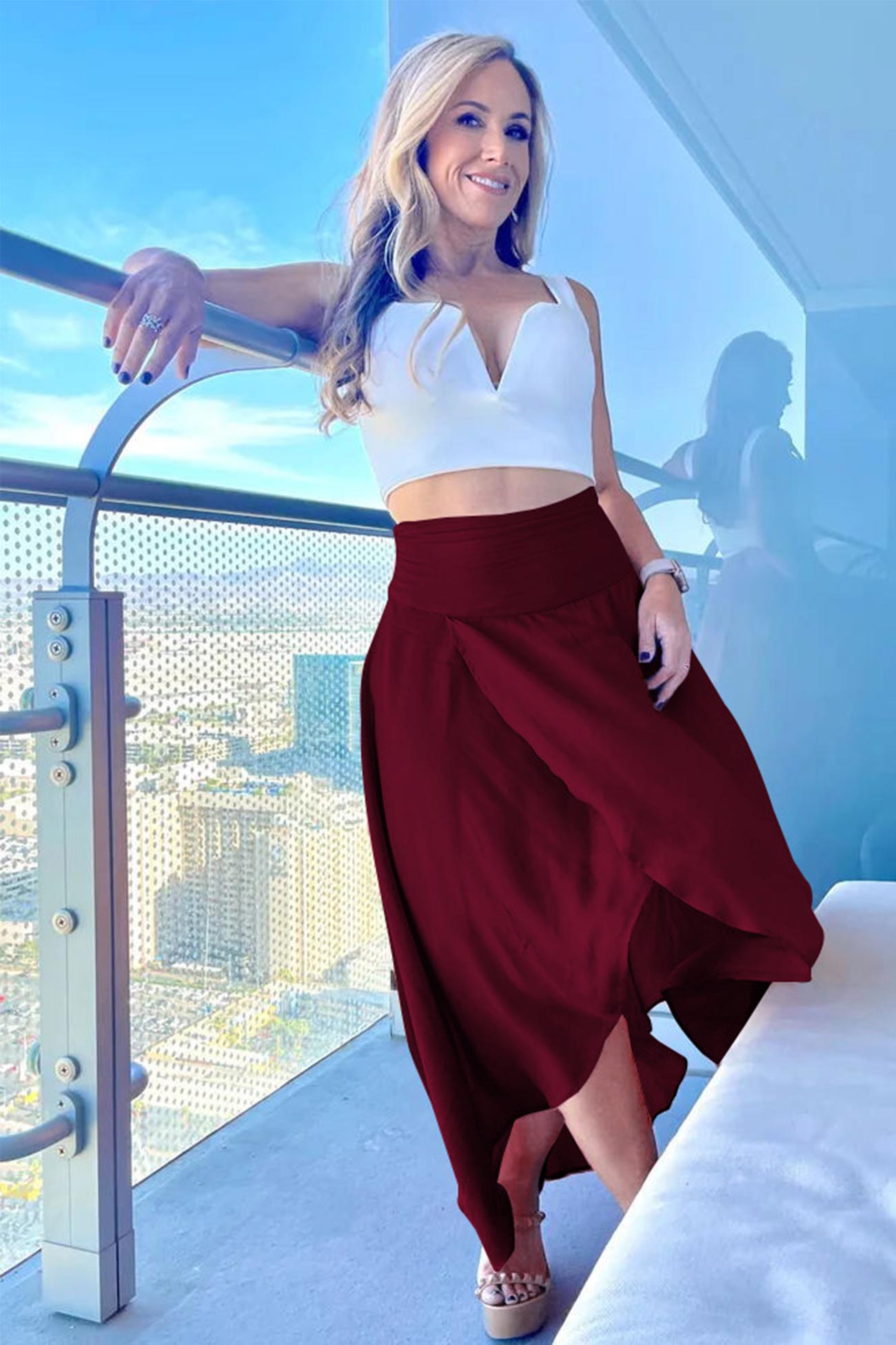 Women’s Maxi Skirt Wrap Style | A Line