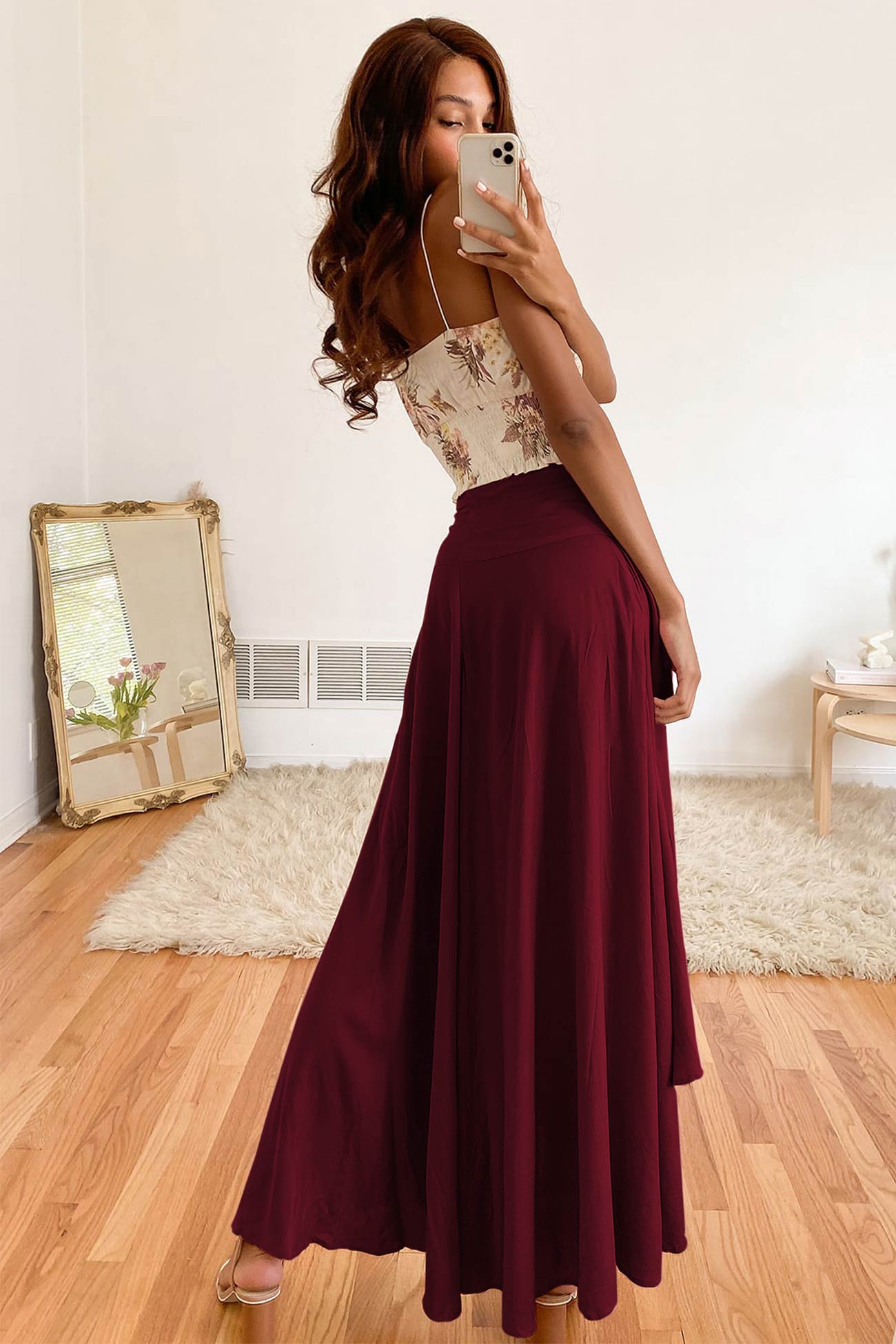 Women’s Maxi Skirt Wrap Style | A Line