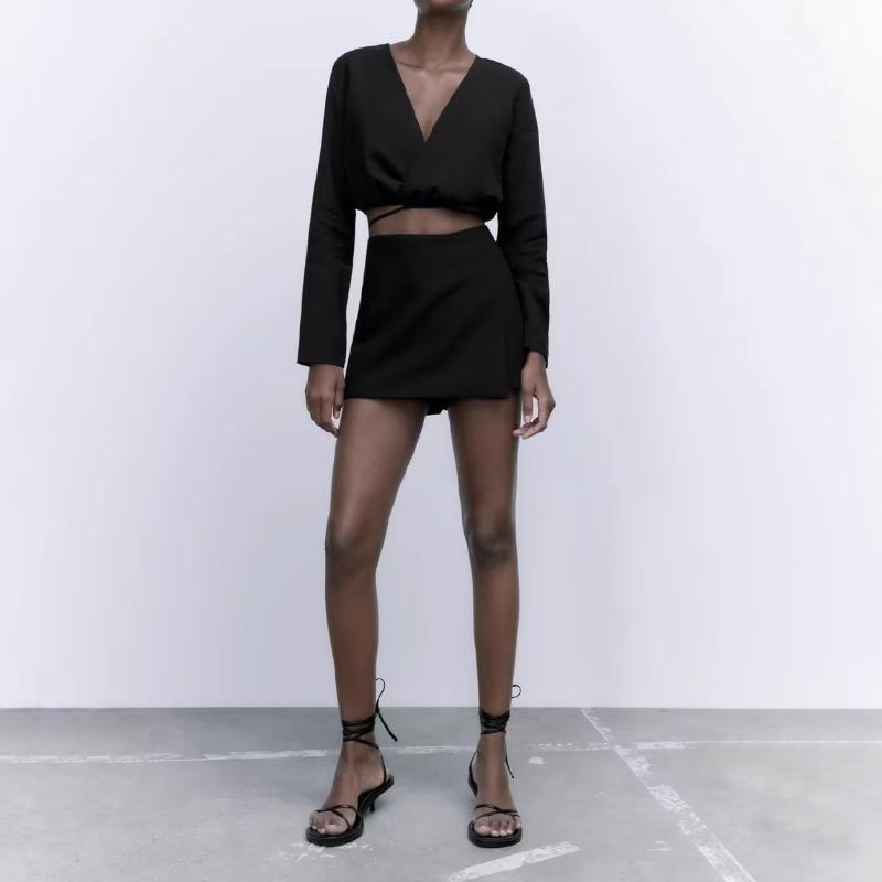 Women's Mini Skort Wrap Style | High Waisted