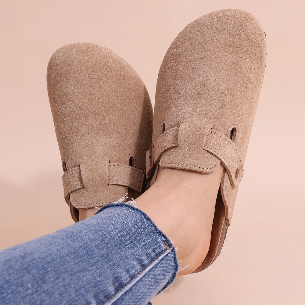 Women's Mules Closed Toe Buckle Flat | Casual