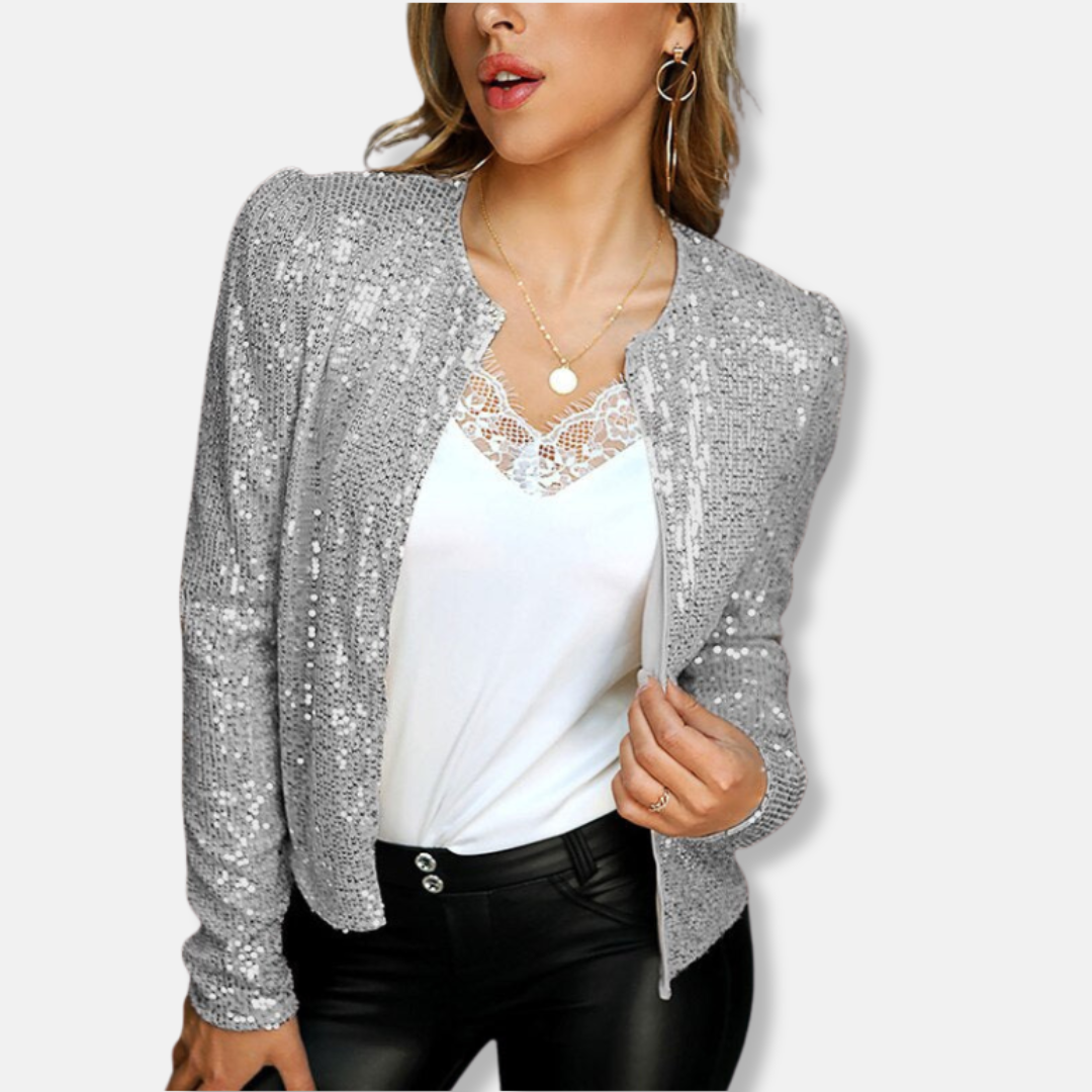 Women's New Years Eve Outfit Sequin Blazer Jacket | Party