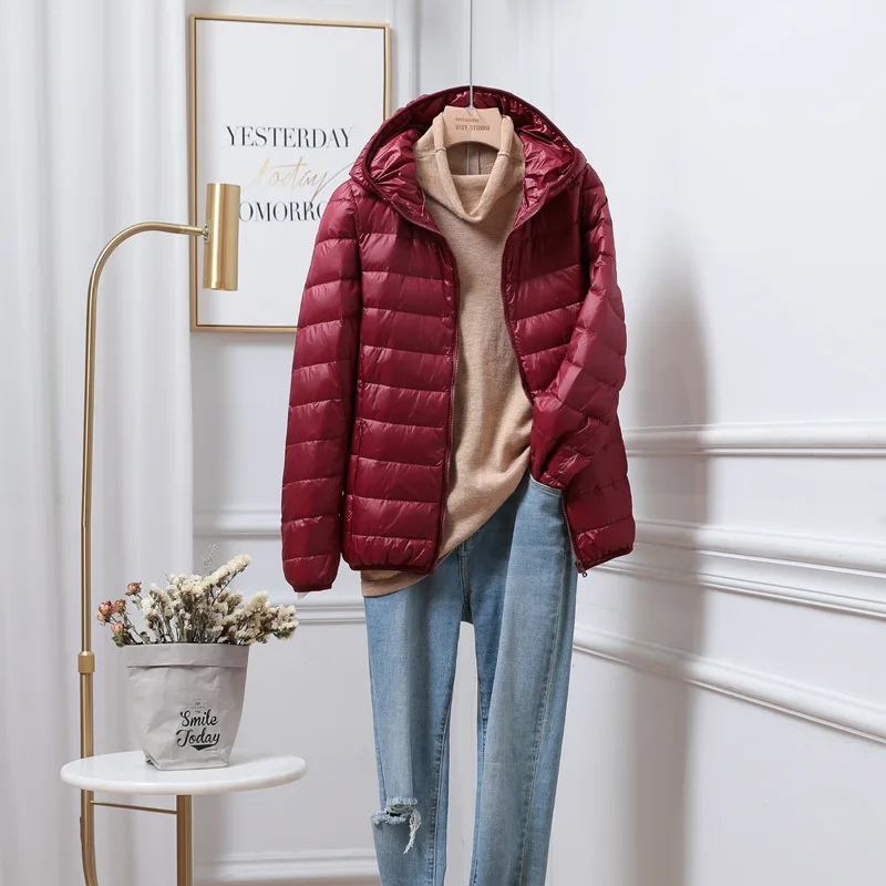Women's Puffer Jacket Lightweight | Hooded