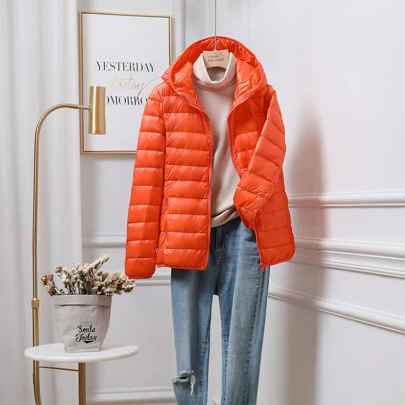 Women's Puffer Jacket Lightweight | Hooded