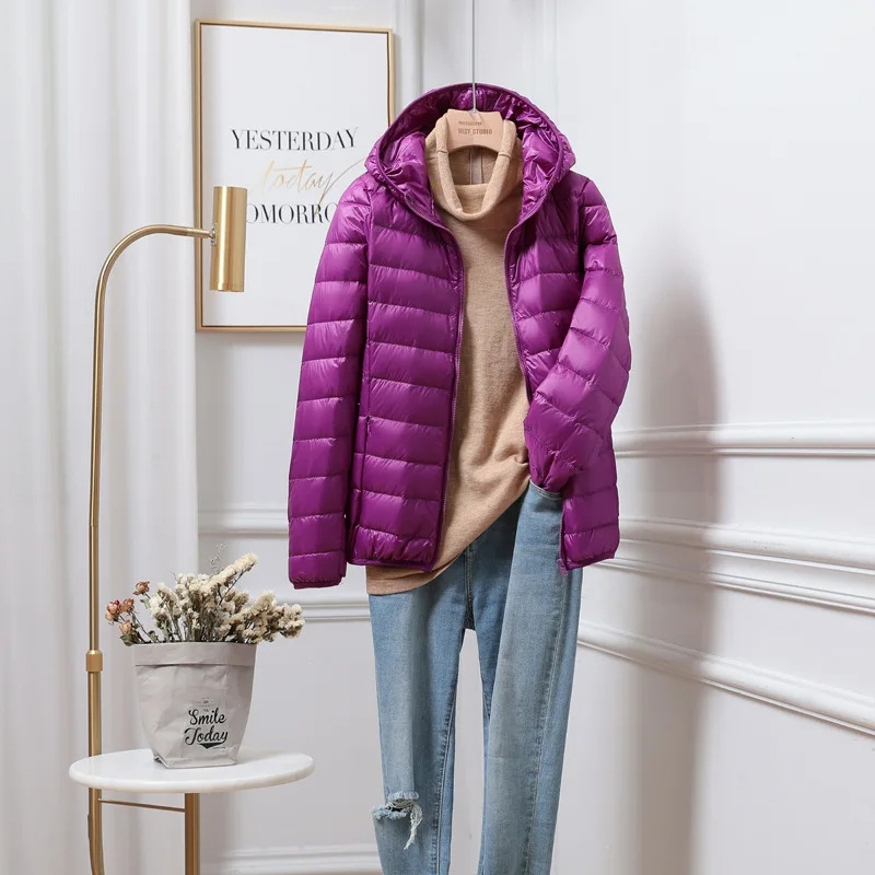 Women's Puffer Jacket Lightweight | Hooded