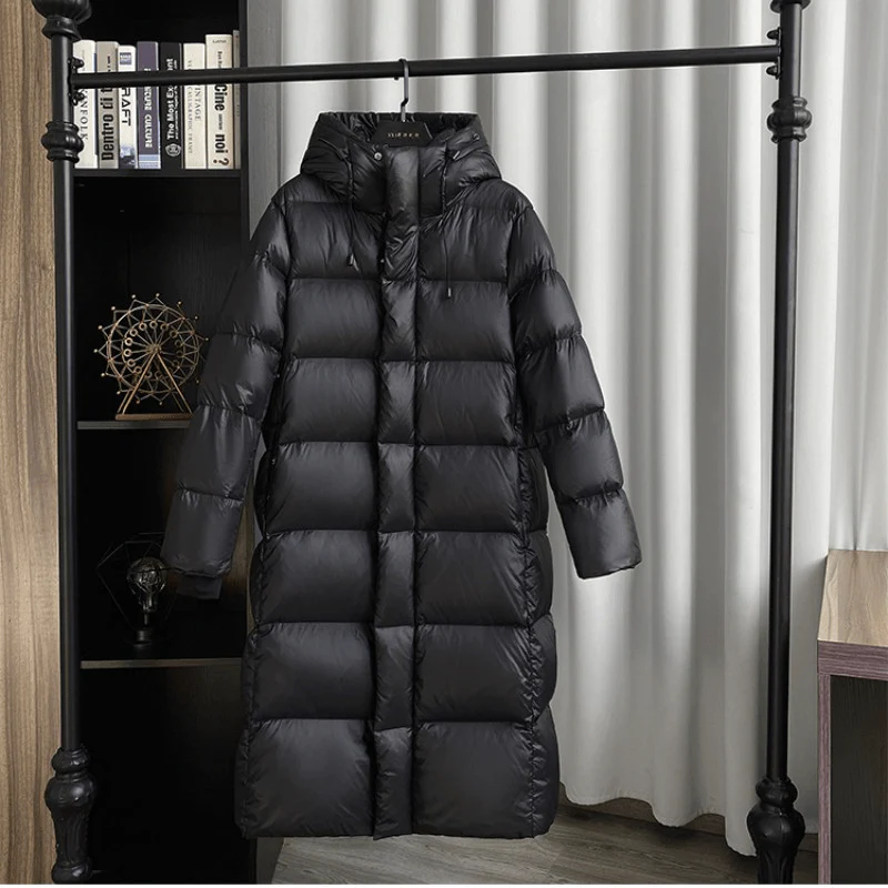 Women's Puffer Jacket Long Hooded | Winter