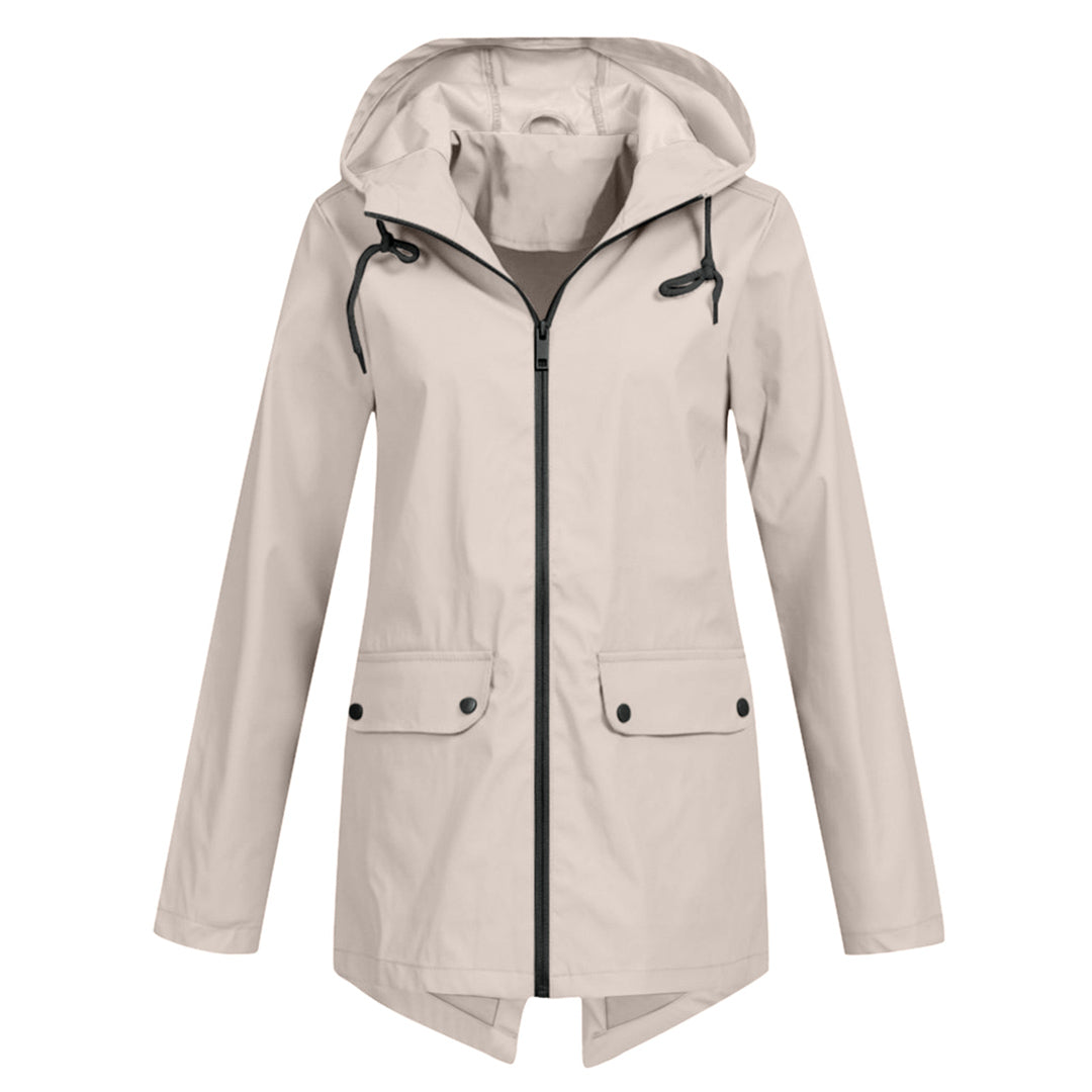 Women's Rain Jacket With Hood | Lightweight