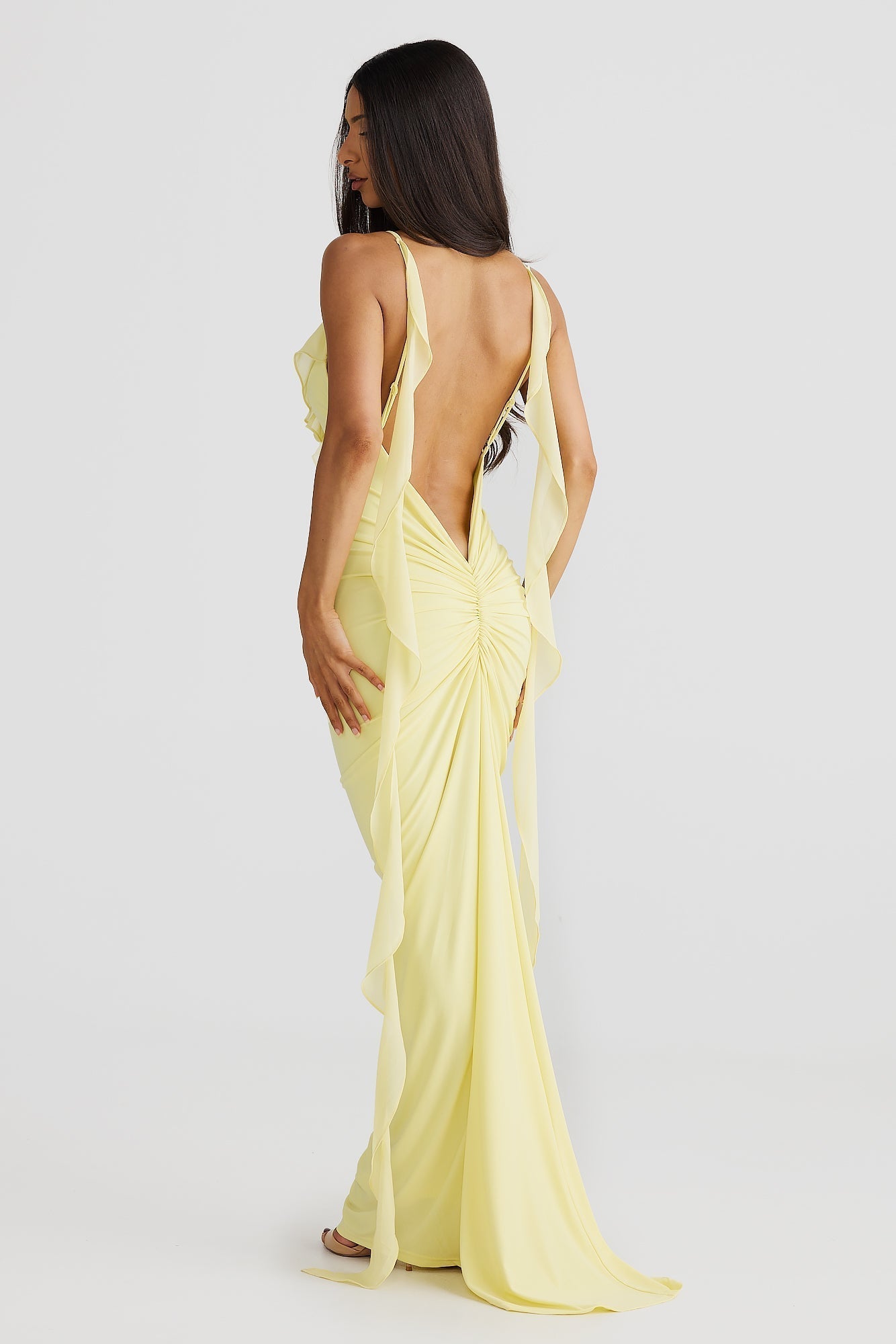 Women's Ruffle Detail Maxi Dress | Evening