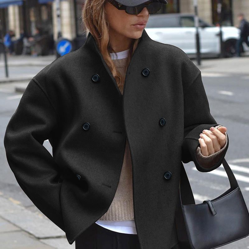Women's Short Trench Coat | Double Breasted
