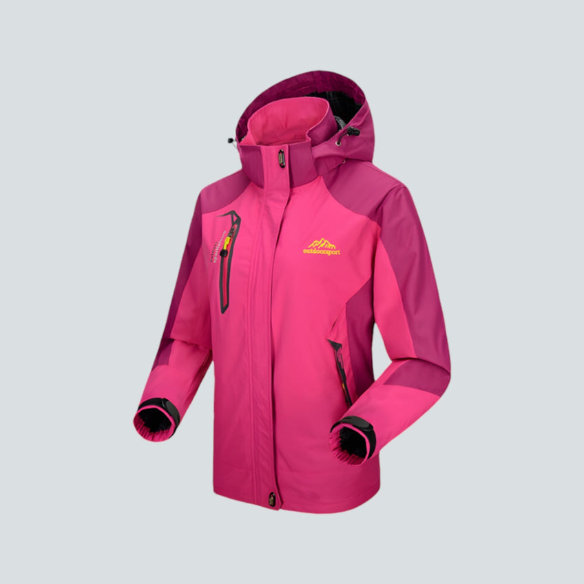 Women’s Ski Jacket Zip Pockets | Winter