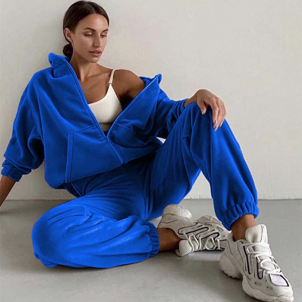 Women's Tracksuit Hoodie & Joggers | Casual