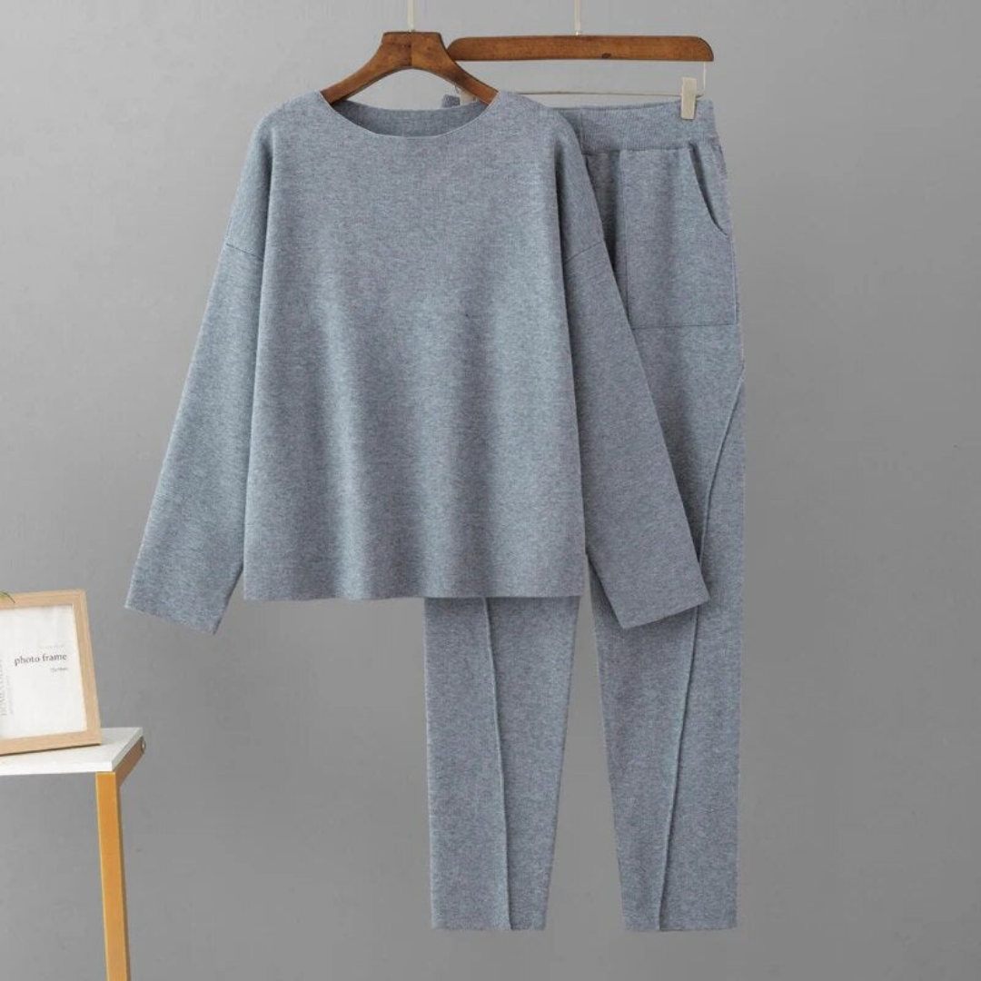 Women's Tracksuit Two Piece Crew Neck | Loungewear