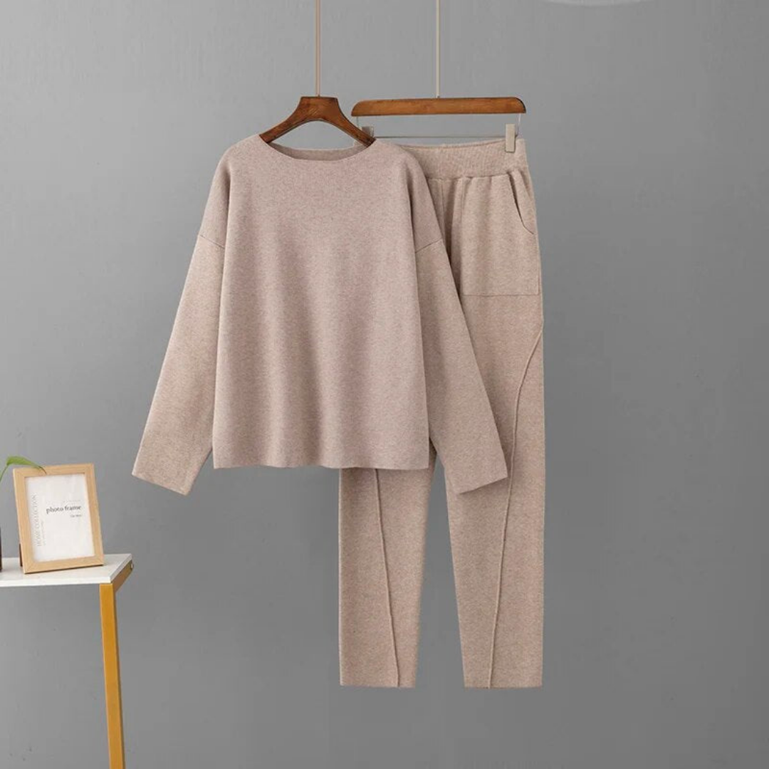Women's Tracksuit Two Piece Crew Neck | Loungewear