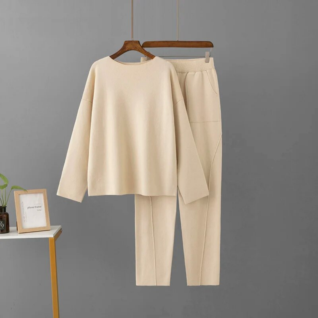 Women's Tracksuit Two Piece Crew Neck | Loungewear