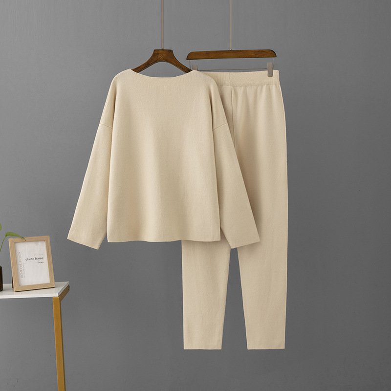 Women's Tracksuit Two Piece Crew Neck | Loungewear