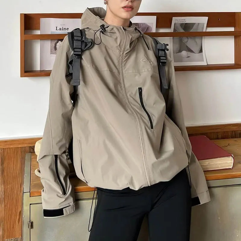 Women's Windbreaker Jacket Hooded | Outdoor