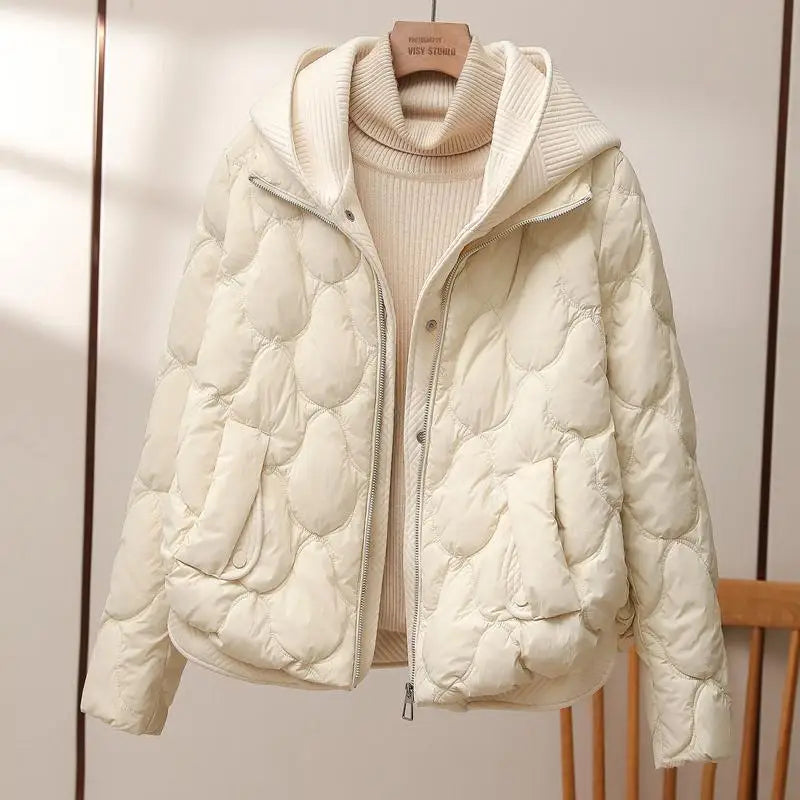 Women's Zip-Front Quilted Jacket | Side Pockets